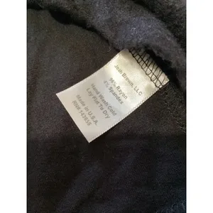 Joah Brown Womens One Size Black Oversized Long Sleeve Cropped Top Made in USA thumbnail 7