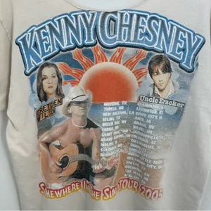 Vintage Kenny Chesney Off the Shoulder T-shirt thumbnail 7