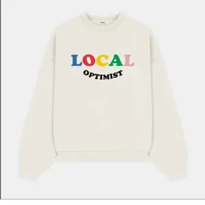 NWOT Madhappy‎ Local Optimist Heritage Sweatshirt Sz XS thumbnail 2