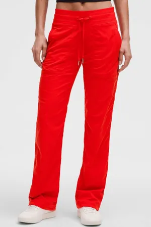 Lululemon Dance Studio Mid-Rise Pants joggers Hot Heat short petite drawstring thumbnail 1