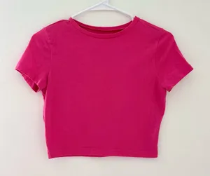 pink wild fable crop top  thumbnail 1
