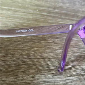 Purple Sunglasses with Pink Rose Accents thumbnail 3
