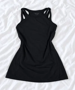 Athleta Black Strappy Athletic Dress – Size Medium thumbnail 1