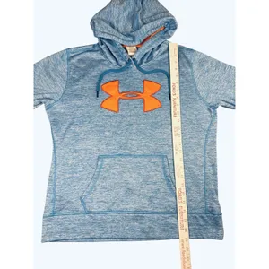 Under‎ Armour Storm Women’s Hoodie Blue Orange Colorway Large Pocket Active thumbnail 6