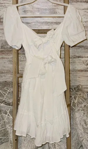 Altar'd State Dress Cut-Out Mini White thumbnail 5