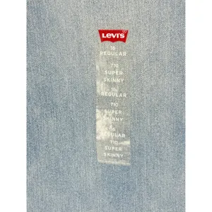 Levi's 710 Super Skinny Girls Size 16 Light Wash Denim Jeans Adjustable‎ NWT thumbnail 7