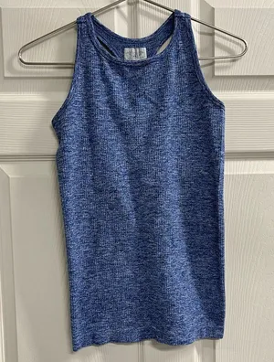 Athleta Blue Racer Back Athletic Tank Top - Small - VGUC thumbnail 1