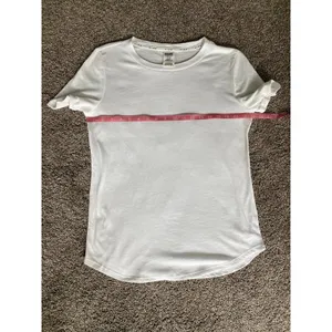 PINK Victoria’s Secret White Sleep Tee Lounge Pajama Top Medium thumbnail 5