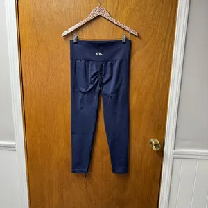 AYBL Empower Seamless Pull On Leggings Navy Blue Large Workout Fitness Gym NWOT thumbnail 14