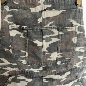 Forever 21 Camo Overall‎ Dress Womens Small Green Camouflage Mini Skirt Pinafore thumbnail 4
