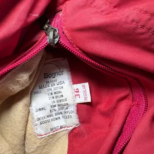 Vintage Bogner‎ Red Goose Down Puffer Ski Jacket USA Made Womens EUR 36 Retro thumbnail 2