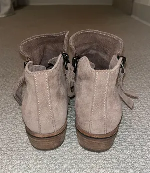 Tan Suede Short Boots thumbnail 2