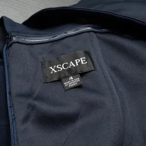 Xscape - Bow Off the Shoulder Scuba‎ Knit Cocktail Dress thumbnail 11