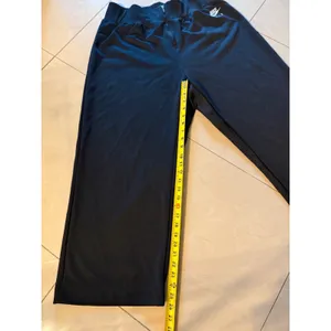 Nike Air Womens Black Wide Leg High Rise Zip Front Athletic‎ Pants Size 1X thumbnail 5