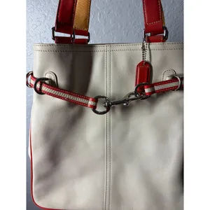 VTG Coach Hampton Belted North South Duo Tote Y2K thumbnail 2