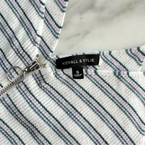 Pacsun • Kendall + Kylie Striped Ribbed Tank • Sz S thumbnail 3