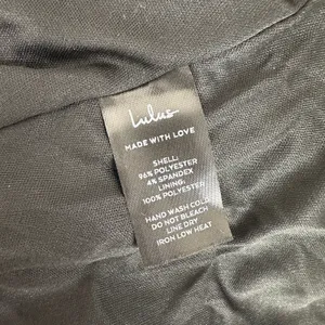Lulus Exquisite Refinement Black Backless Bow Ruffled Maxi Dress Formal XS NWT thumbnail 14