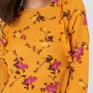 NA-KD Saffron Floral Dream Asymmetric Dress size 2 NEW thumbnail 3