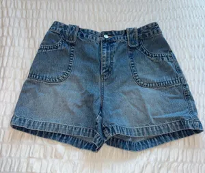 Sonoma Blue Denim High-Waist Shorts thumbnail 1