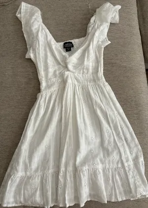 White Babydoll Dress thumbnail 1