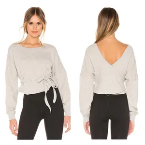 Free People Movement Teal Wrap Crewneck thumbnail 2