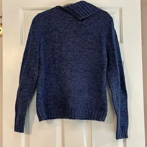 American Living Women’s Blue Cowl Neck Sweater Large thumbnail 3