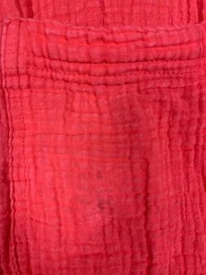 Aerie Womens S Pool to Party Gauze Shirt Orange Cotton Oversized Beach Cover Up thumbnail 10