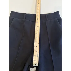 NEW OGL Pants Small Black Wide Leg Stretch Office Minimal Quiet Luxury Travel thumbnail 6