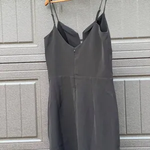 Bardot Kristen Peplum Cocktail Dress Black Spaghetti Strap Fit Flare Size 12 thumbnail 7