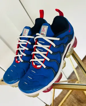 Nike Air Vapormax Plus Racer Blue/University Red-obsidian-white size 8M 9.5W thumbnail 1