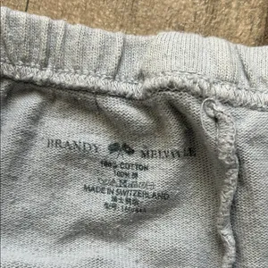 Brandy Melville Light Gray Sleep Shorts thumbnail 2