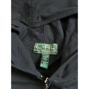 EUC LRL Lauren ralph Lauren active black athletic cotton stretch jacket size 3X thumbnail 3