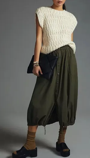 NEW Anthropologie English Factory Chunky Sweater Vest Small thumbnail 1