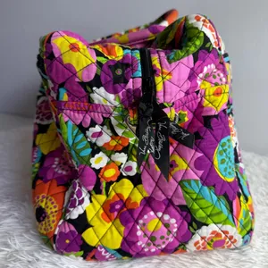 Vera Bradley Large Weekend Va Va Bloom Tote Shoulder Bag thumbnail 4