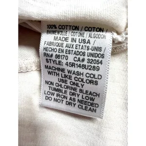 RARE Free People Made USA Swing Tunic XS White Pleated Back Boho Top (F47) thumbnail 5