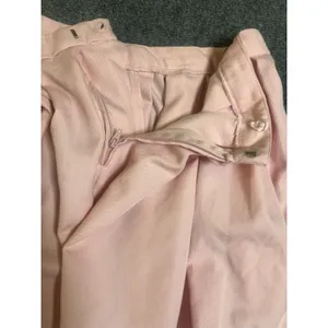 Hot Topic light pink pleated cheer schoolgirl skirt White stripe Goth Whimsy M thumbnail 6