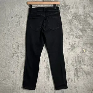 AYR Slim Straight Jeans Nox‎ Black Wash Size 25 Classic Minimalist Preppy Cotton thumbnail 4