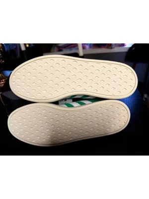 Adidas Breaknet Sleek Green Suede Sneakers Women’s 8.5 White Stripe NWT thumbnail 5