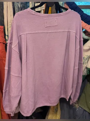 NWT Free People We The Free Total Eclipse Tee - sugared violet - small thumbnail 7