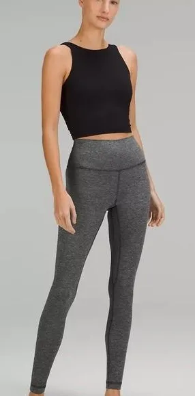Lululemon Athletica Gray High-Waisted Leggings thumbnail 1