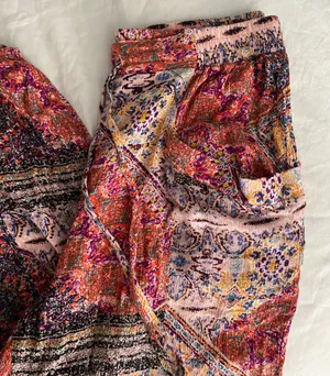 Patterned Flowy Pants thumbnail 4