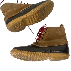 7 Sorel Out N About duck boots waterproof red laces rubber weather shearling thumbnail 2