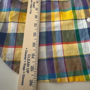Lauren Ralph Lauren Petite‎ Multicolor Plaid Cotton Roll Tab Button Up Shirt PM thumbnail 8