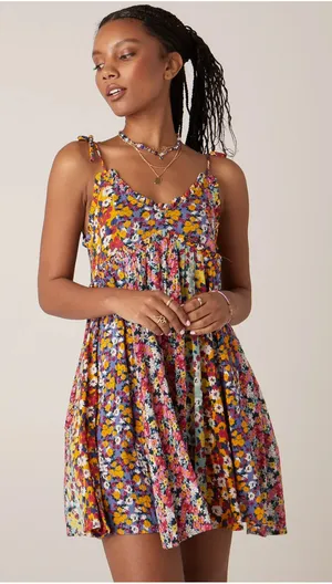 Patrons of Peace Malibu Mini Dress Sz M thumbnail 1