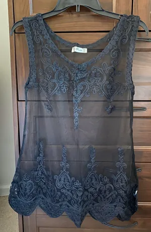Black Blouse Size M thumbnail 1