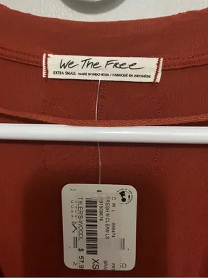 Free People We the Free Fresh N Clean Long Sleeve Top thumbnail 4