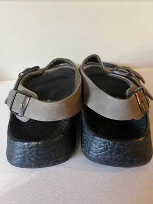 Birkenstock milano Buckle Sandals with Black Footbed wanderlust casual Unisex thumbnail 6