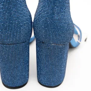 Jeffrey‎ Campbell - Blue Sparkly Lindsay Heel thumbnail 13