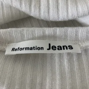 Reformation Jeans White-ish Ribbed Tencel Top Sz XS Shirt thumbnail 5