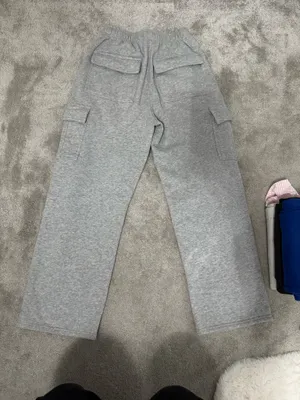Amazon Cargo Sweatpants Grey Wide-Leg Baggy thumbnail 3